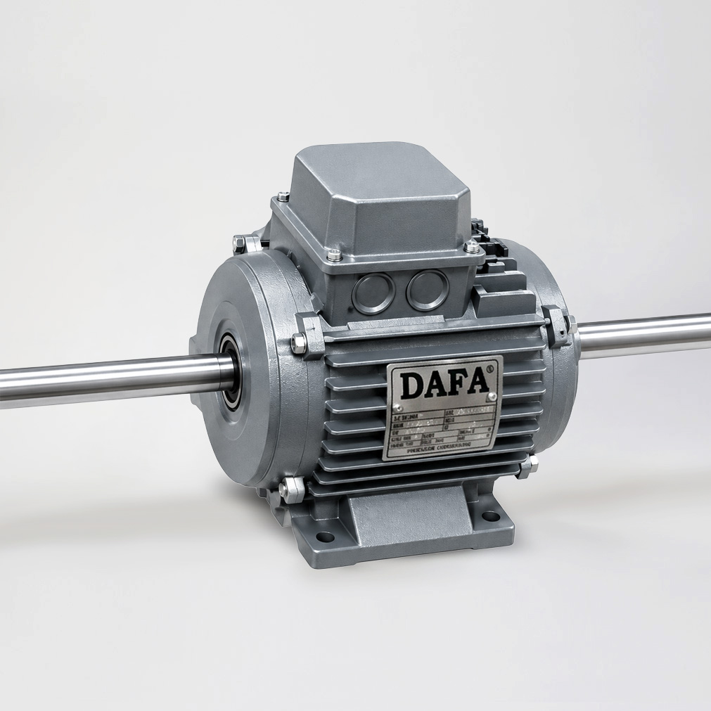 MOTOR DOBLE EJE PARA VENTILACION EN FERROCARRIL